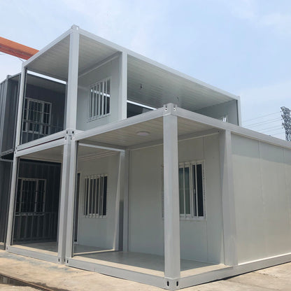 Two storey residential modular flat pack prefabricated house