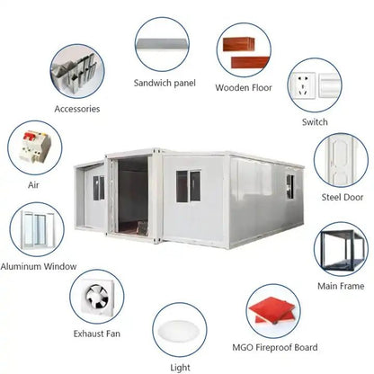 20ft 40ft Luxury Expandable Container House