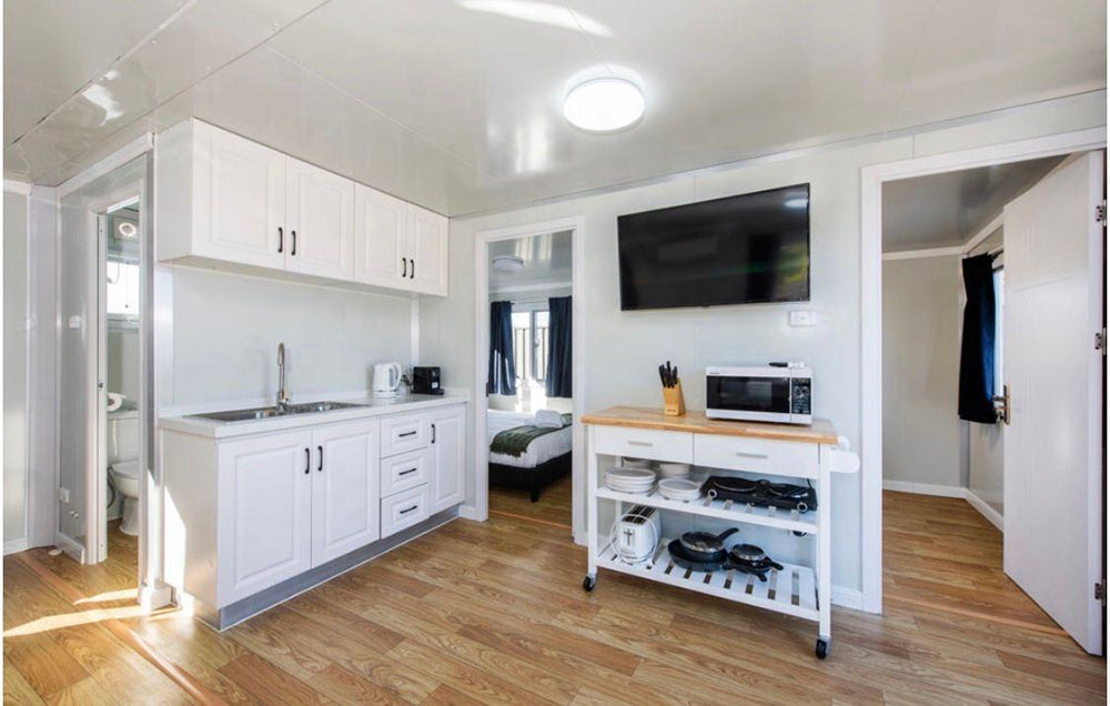 Customized modern design 20ft expandable container house